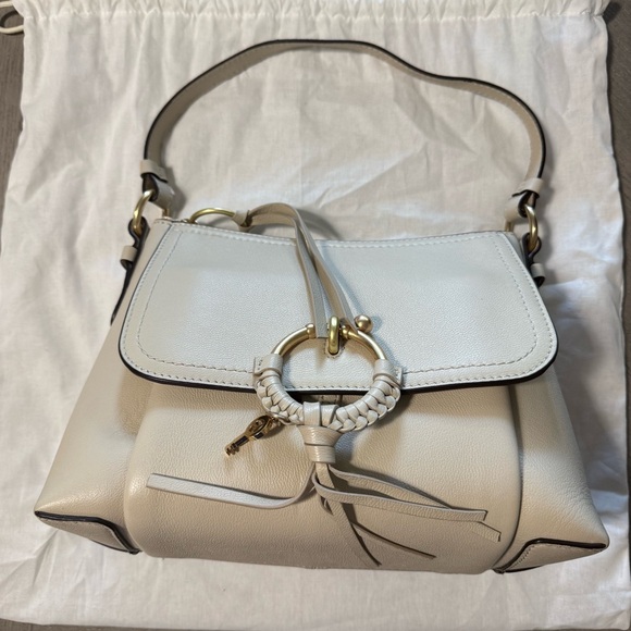 See By Chloe Joan Two Way Shoulder Crossbody Bag in Cream - Picture 2 of 6